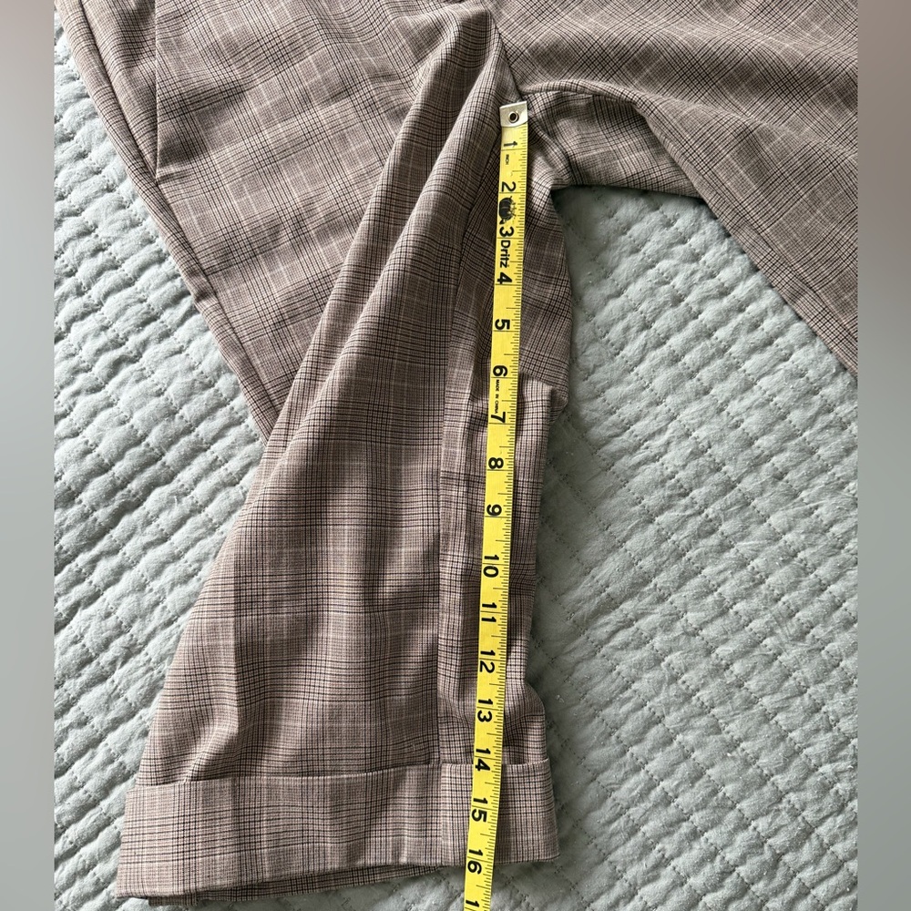 Vintage Y2K Tan Plaid Pedal Pushers - Picture 10 of 10